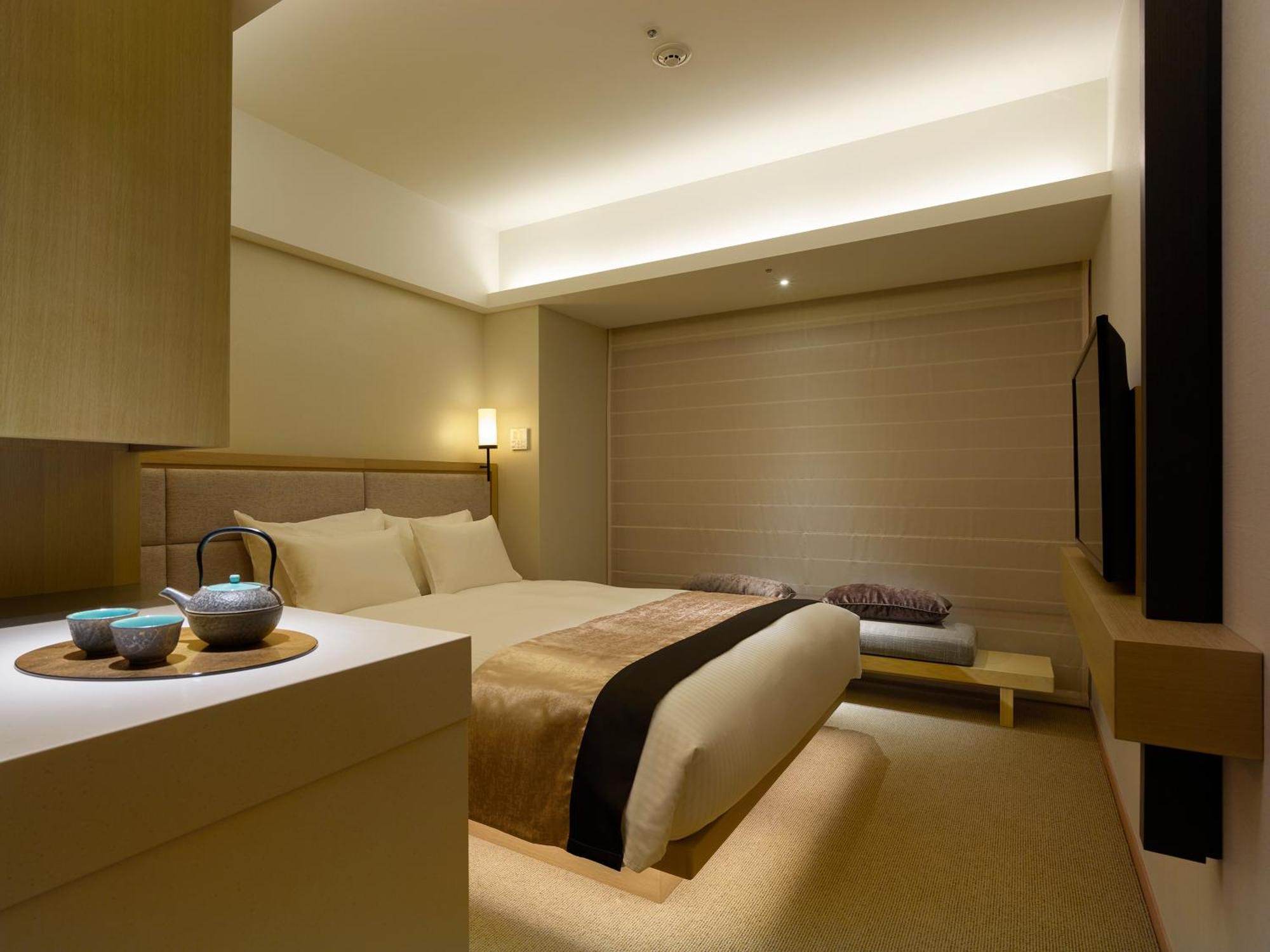 Hotel The Celestine Kyoto Gion Exterior foto A room at the hotel